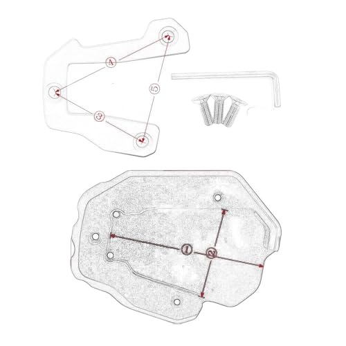 Extension de béquille pour CRF1100L Africa Twin 2020-2025 plaque support