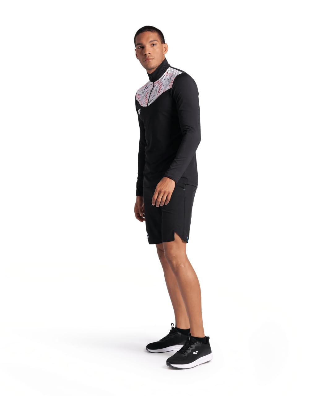 Arena Arena Fireflow - Camisa de manga larga con media cremallera para hombre, producto oficial del equipo