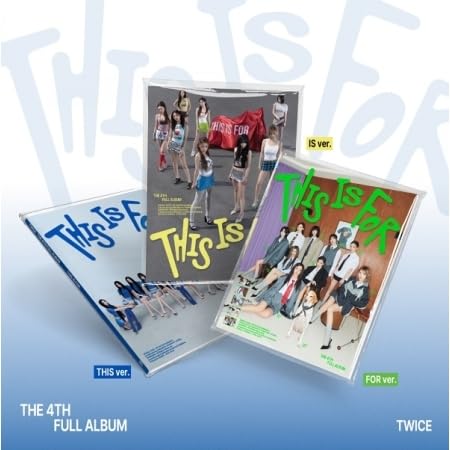 TWICE [ THIS IS FOR ] 4th Album [ SET : THIS + IS + FOR Version