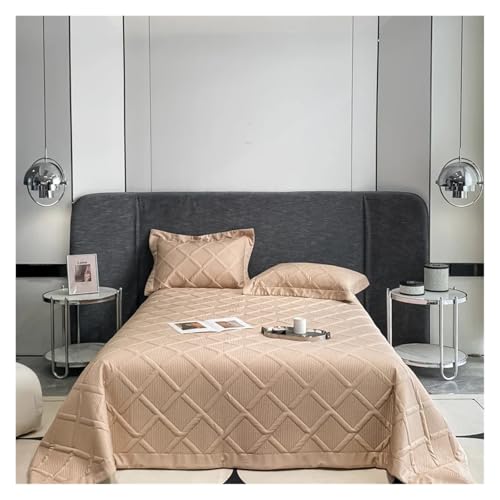 Topper Rinfrescante Matrimoniale Coprimaterasso traspirante Copriletto sul letto Natura Sana Biancheria da letto Copriletti e coperte Copriletto e coprimaterasso cuciti(Champagne,1pcs 200x230cm)