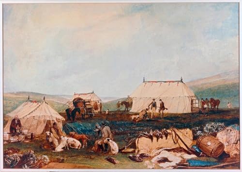 Peinture abstraite William Turner de style nordique pour déco murale