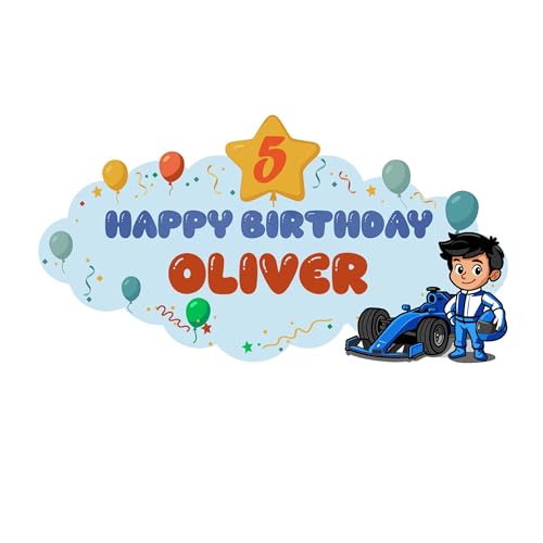 Vinilo Decorativo de Cumpleaños Personalizado para Niños