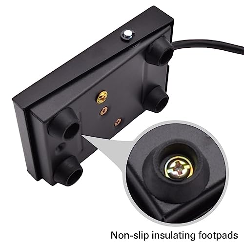 Interruptor de pedal eléctrico de metal momentáneo de 220V y 10A para control estable 3