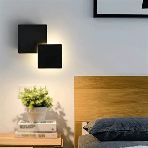 Luz de pared rotatable LED de 5W y acrílico blanco para iluminación interior moderna 4