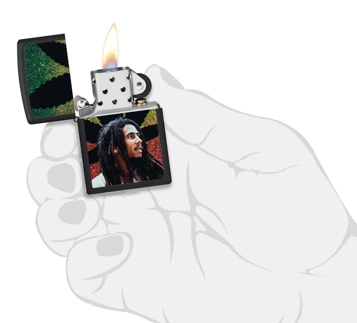 Encendedor Zippo modelo Perint46741 negro mate con grabado personalizado miniatura 4