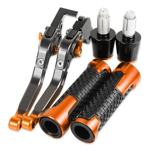 ���]�Ԃ̃n���h���o�[�G���h 790 890 ADV �A�h�x���`���[ R S 2018-2022 �I�[�g�o�C�A�N�Z�T���[���߉\�Ȑ܂肽���ݎ��u���[�L�N���b�`���o�[�ɍœK(Orange12)