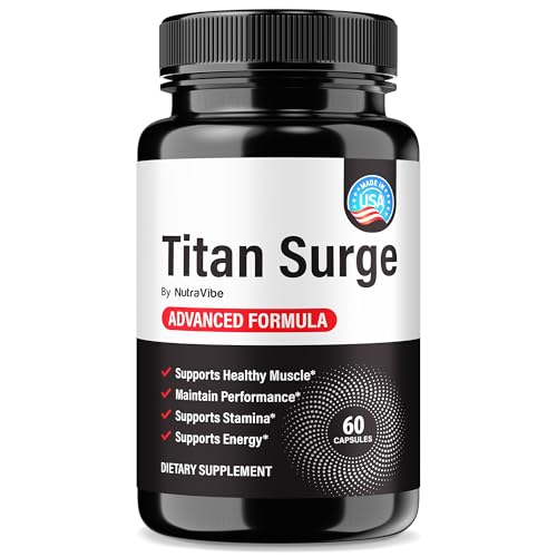 Titan Surge Mens Protector Formula TitanSurge ME Caps for Peak Performance Nutrition & Pre Workout Support | Daily Health & Male Performance Blend Easy-to-Take Pills (60 Capsules)
