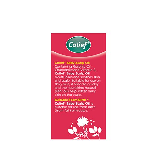 Colief Baby Scalp Oil | Soothing Moisturizing Oil For Babies Scalp And Skin | Preventative Of Itchy, Flaky, Dry, Damaged Skin On Infants | With Rosehip Oil, Chamomile And Vitamin E | 1.01 Fl. Oz #TOP6