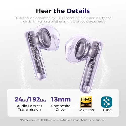 Écouteurs hybrides adaptatifs sans fil ANC havit Bluetooth 40H - 3