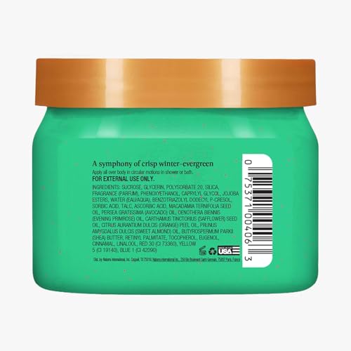 Image of Tree Hut Mistletoe Magic Shea Sugar Scrub, Exfoliating & Hydrating Body Scrub with Shea Butter, Holiday Gift & Stocking Stuffer, 18 oz