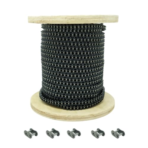 MAPLE ACE #25 Roller Chain 50 Feet Plus 5 Connecting Master Links