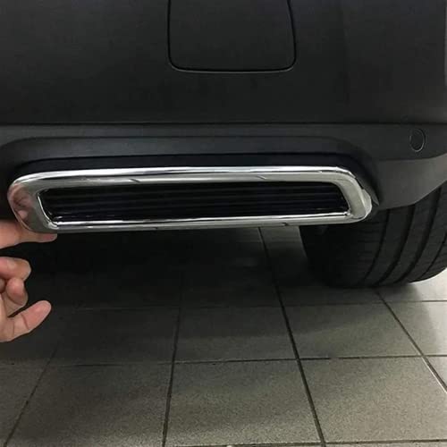 2 stks Auto Achter End Pijp Uitlaat Trim Voor Peugeot 3008 5008 2017-2019 ABS - Afbeelding 5
