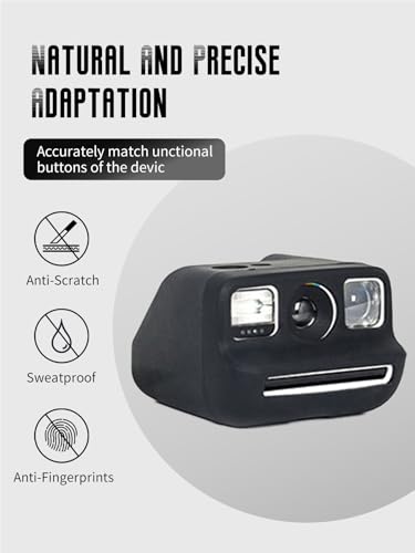 Funda de silicona para Polaroid Go Gen 2, negra miniatura 3