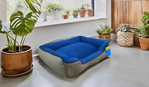 Image of Premium Orthopedic Dog Bed - Small /Medium /Large Size, Washable Cover & Anti-Skid Base - Plush Pet Sofa for Dogs & Cats