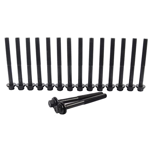 Image of Head Gasket Bolts Kit HS26541PT ES72467 Replacement for 2011-2016 Chrysler Jeep Dodge Ram 3.6L Pentastar