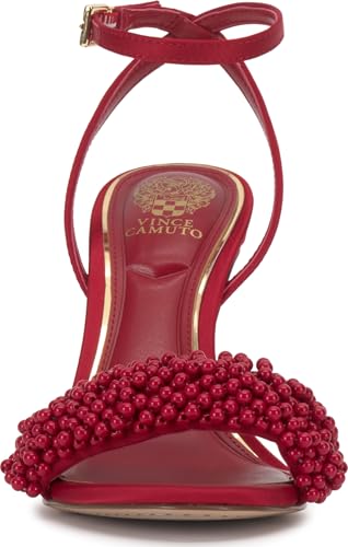 Image of Vince Camuto Arleem Beaded Band Ankle Strap High Heel Sandals