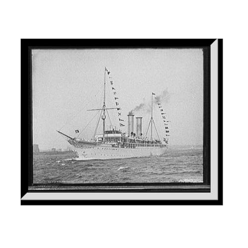 Snapshots of the Past S.S. Prinzessin Victoria Luise Timeless Wall Art Print | Black & White Historic Photo | Living Room Decor | 17x22