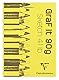 Clairefontaine 96629C Skizzenblock Graf it, DIN A7, 7,4x10,5 cm, 80 Blatt, 90g, blanko, geheftet, ideal für Trockentechiken, 1 Stück, farbig sortiert