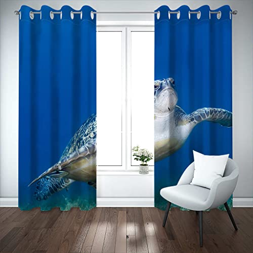 Rideau occultant tortue de fenêtre thermique isolant polyester