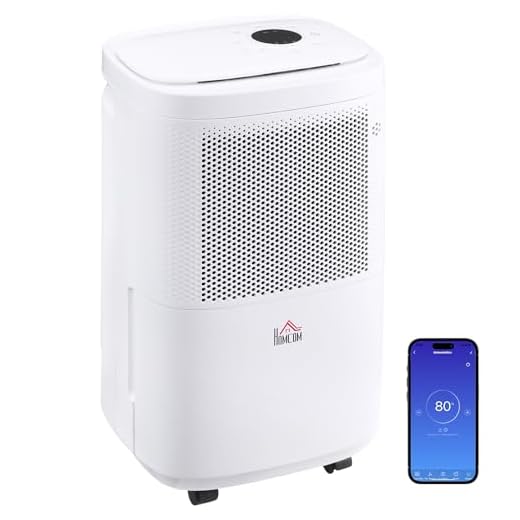 HOMCOM Smart Portable Dehumidifier