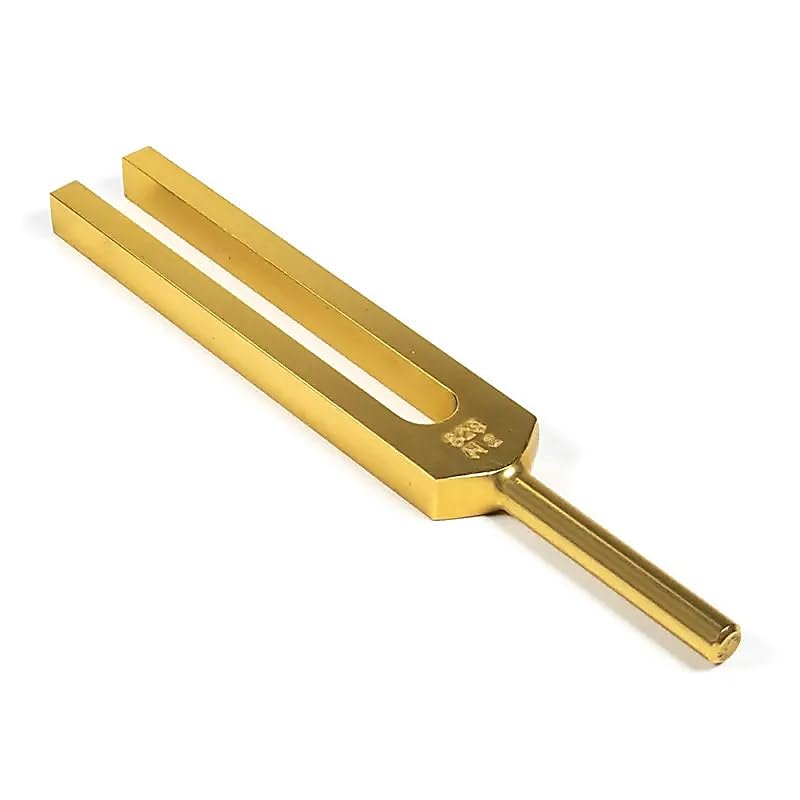 Stimmgabel Mi 528 Hz DNA-Reparatur goldfarbig