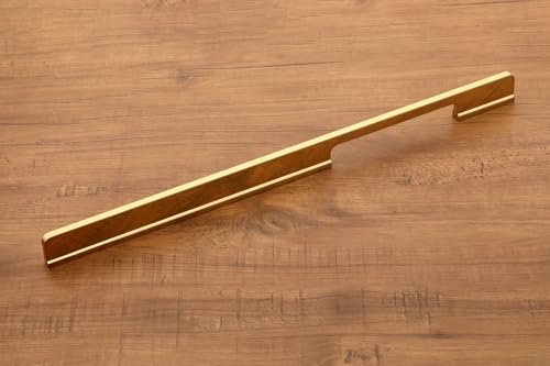 Image of HARMONUS ,Fancy Aluminium Kitchen Cabinet Handle /Pull Handle /Door Handle /Drawer Handle,PVD Gold Finish, Aluminium Alloy, 36 INCH, 6 PCS HCPVDGOLDSAC-43-6-36 INCH