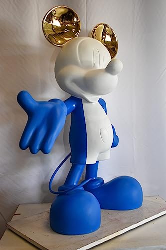 Estatua Gigante de Resina Mickey Mouse Azul y Blanco miniatura 4