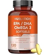 Fish Oil 2000mg - Wild Caught Omega 3 Fish Oil, 120 Softgels - Non-GMO, Gluten Free, Keto Friendl...