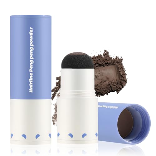 Boobeen Hairline Powder Stick, Retoque de Raíces y Polvo Capilar Portátil, Rellenador de Larga Duración para Cubrir las Canas y el Cabello Ralo