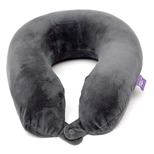 Image of VIAGGI U Shaped Memory Foam Travel Neck Super Soft Orthopedic Cervical Pillows - Grey