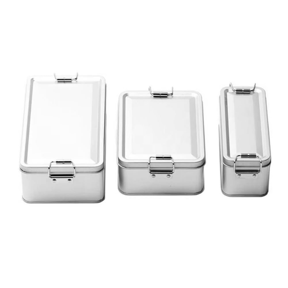 CTRLZS Old Retro Box Metal Storage Box Cake Packaging Box with Lid Candy Cookie Box