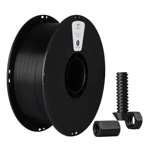 kexcelled ABS Filament 1.75mm Black, 3D Printer Filament ABS 1kg Spool (2.2lbs), Excellent Comprehensive Performance +/- 0.03mm,Fit Most FDM Printer