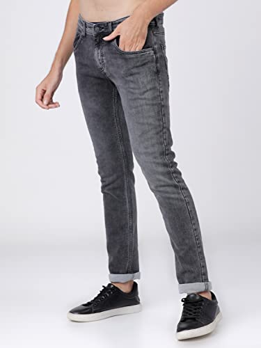 Image of KETCH Mens Black Slim Fit Jeans