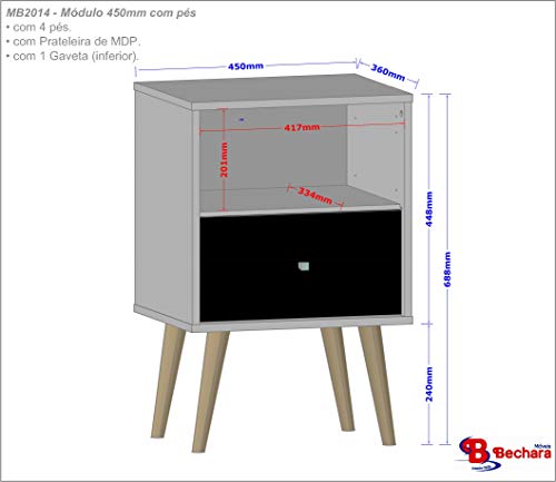 Mesa de cabeceira Mayara Branco
