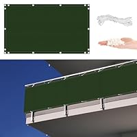 Balkon Privacy Screen 150 x 240 cm Weerbestendig en Onderhoudsvriendelijk Zonwering Balkonscherm met Ogen en Snoer Voor Tuinpatio, Camping, Wit Balkon Privacy Screen 150 x 240 cm Weerbestendig en Onderhoudsvriendelijk Zonwering Balkonscherm met Ogen en Snoer Voor Tuinpatio, Camping, Wit