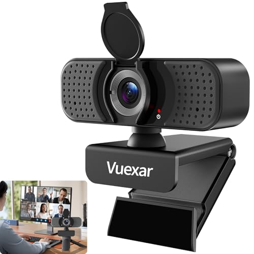 Vuexar Full HD 1080P Webcam with Microphone