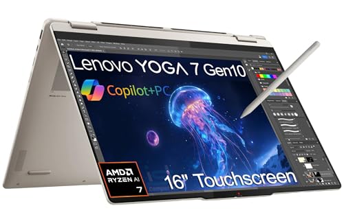 Lenovo Yoga 7 Gen 10 2-in-1 Business Laptop, 16GB DDR5,