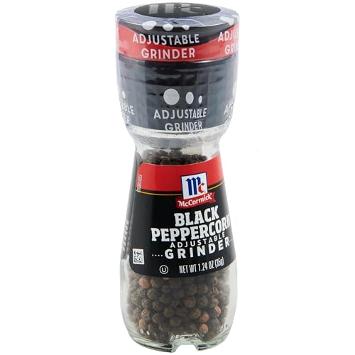 McCormick Black Peppercorn Grinder, 1.24 oz