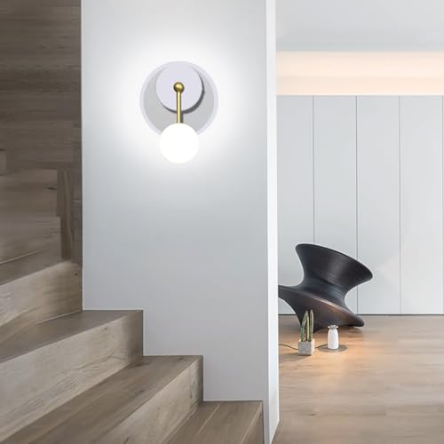 Image of XEYOU 18W Modern Wall Sconce Lighting Indoor LED Creative Wall Light Fixture Clock Shape Decoration Wall Lamp for Living Room Bedroom Stair Corridor