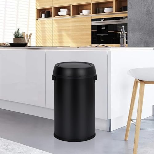 Caneca de basura Garvee 65 L tapa basculante acero inoxidable miniatura 7