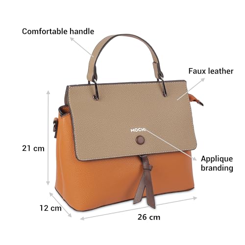 Image of Mochi Women Stylish Two-Tone Casual Sling Bag