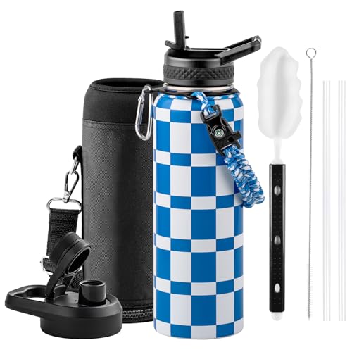 Image of RAYMYLO 2026 Soccer Biggest Event Edition Insulated Water Bottle 40 oz, Nation Flag Design, Best Souvenir & Gift for World Soccer Lover, Vacuum Stainless Steel (Cold for 36Hrs), Leak Proof & Non-BPA