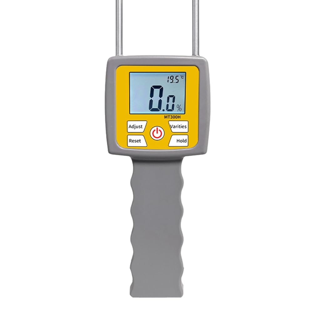 Humidimètre digital MT300H de paille blé détecteur humidité et testeur de grains LCD