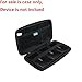 Anleo Hard Travel Case for Samsung T7 / T7 Touch Portable SSD 1TB 2TB 500GB USB 3.2 External Solid State Drive (Black)