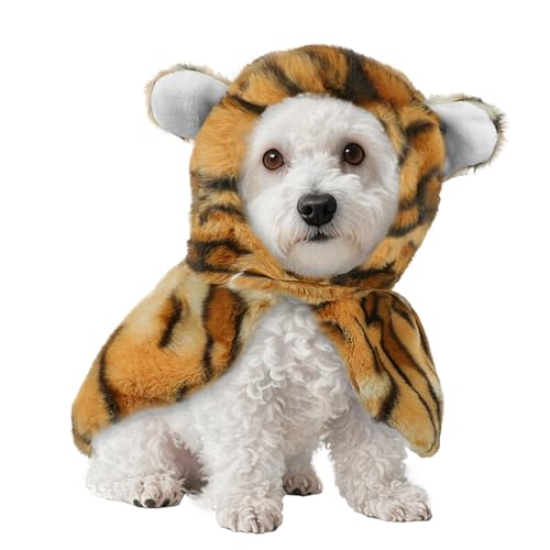 Disfraz Tigre para Perro o Gato Pequeño con Capucha miniatura 2