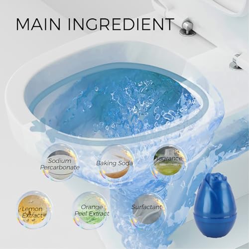 2pcs Toilet Bowl Cleaners, Toilet Tank Cleaner for All Toilets, Long Lasting Effective Automatic Cleaning Odor Dirt Removal - Image 3