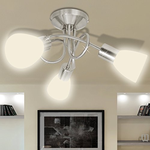 Festnight Lampada da Soffitto con Diffusori in