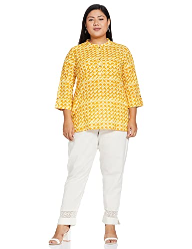 Image of Amazon Brand - Myx Women Cotton Short Kurti