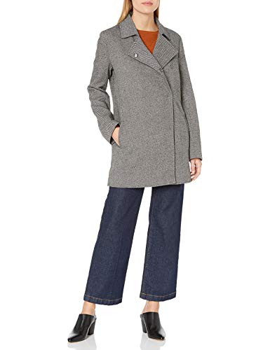 Jack by BB Dakota Women's Twill Coat, Black, Medium