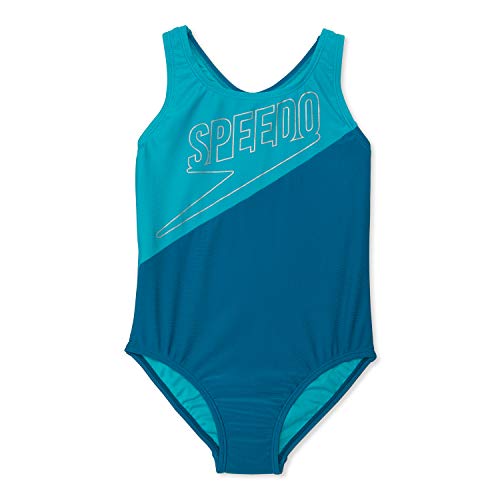 Image of Speedo Girls Printed Sport Splice